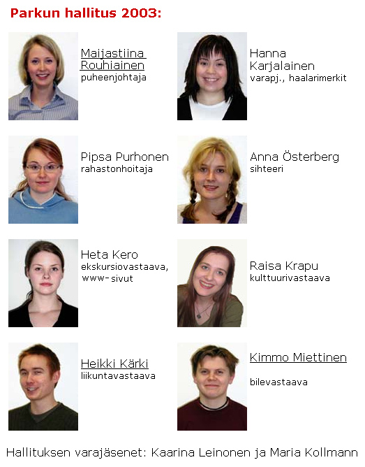 Hallitus 2003